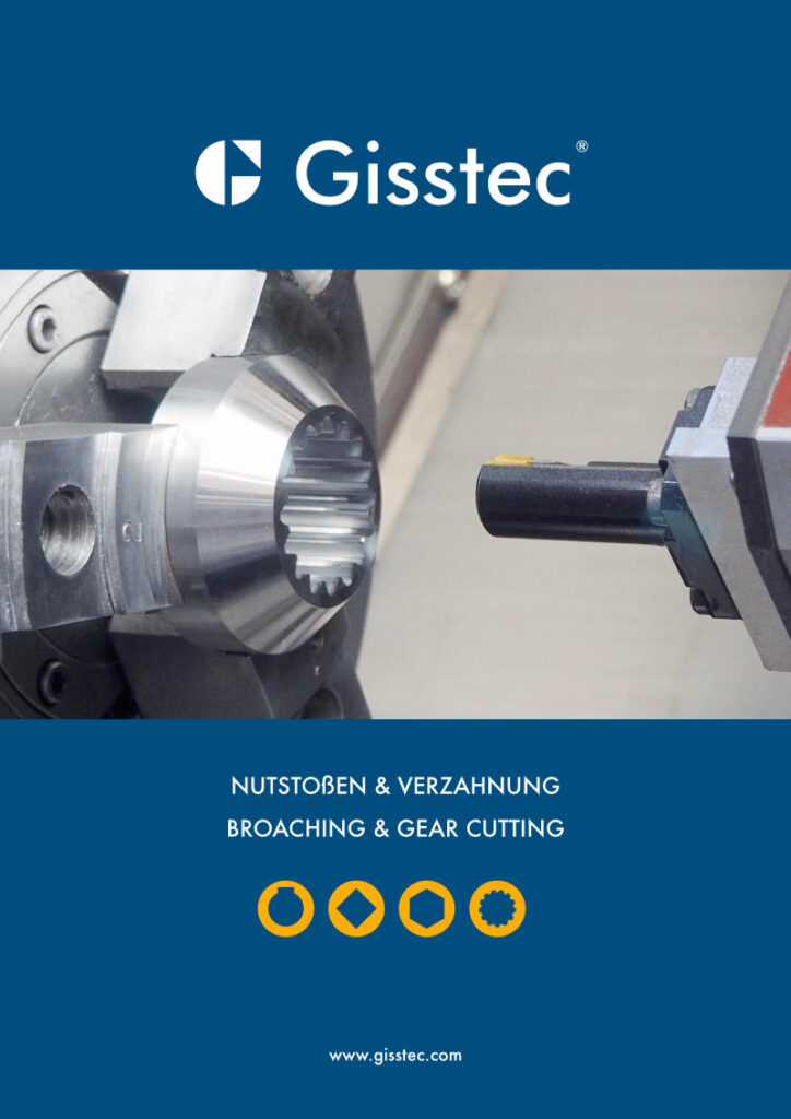 Gisstec Broaching, Gearmaking, Keyway Tools Catalog Cover